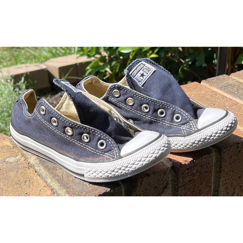 Youth Converse Navy Blue — 10.5